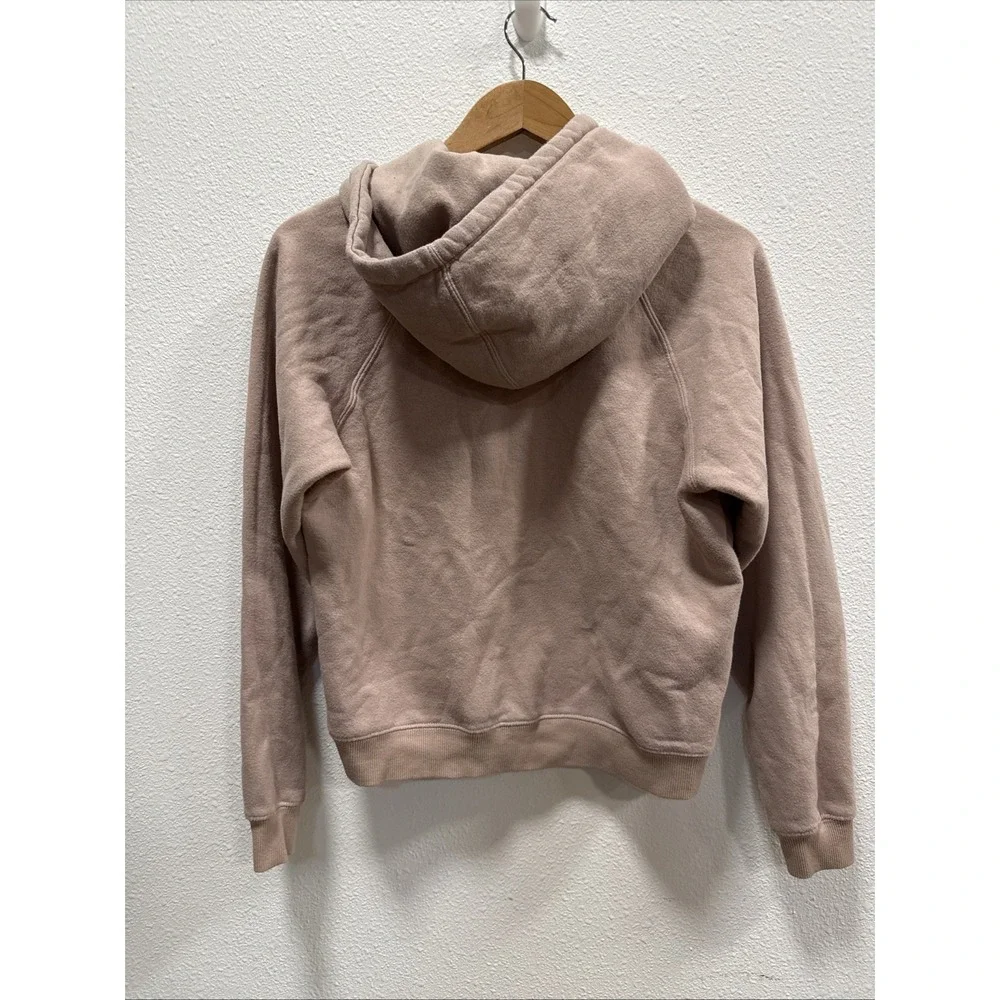 Volcom Hoodie Pullover Rose‎ Print Youth 8 Medium Mauve Kangroo Pocket Lounge